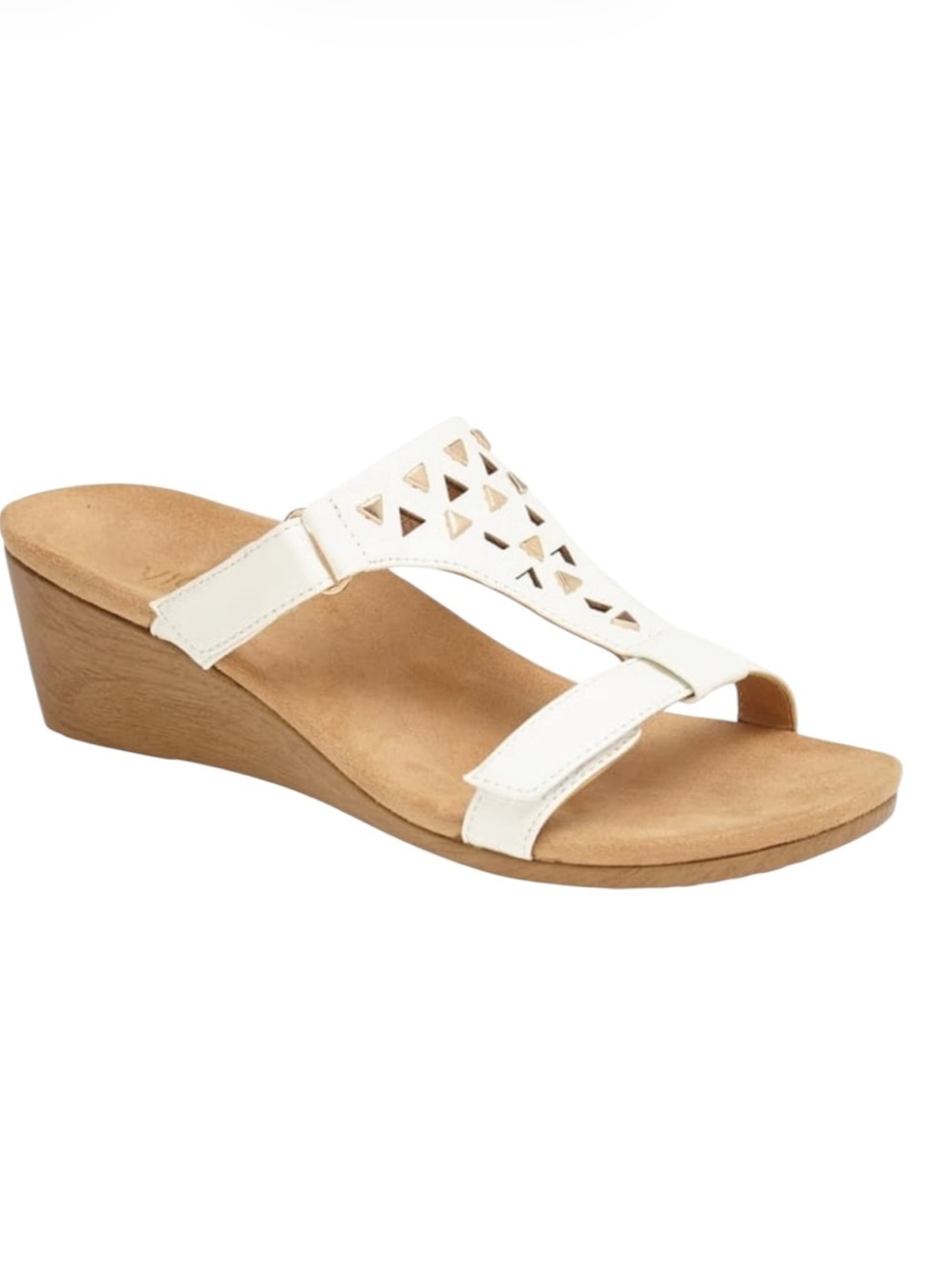 Vionic Maggie Leather Wedge Sandals Size 9